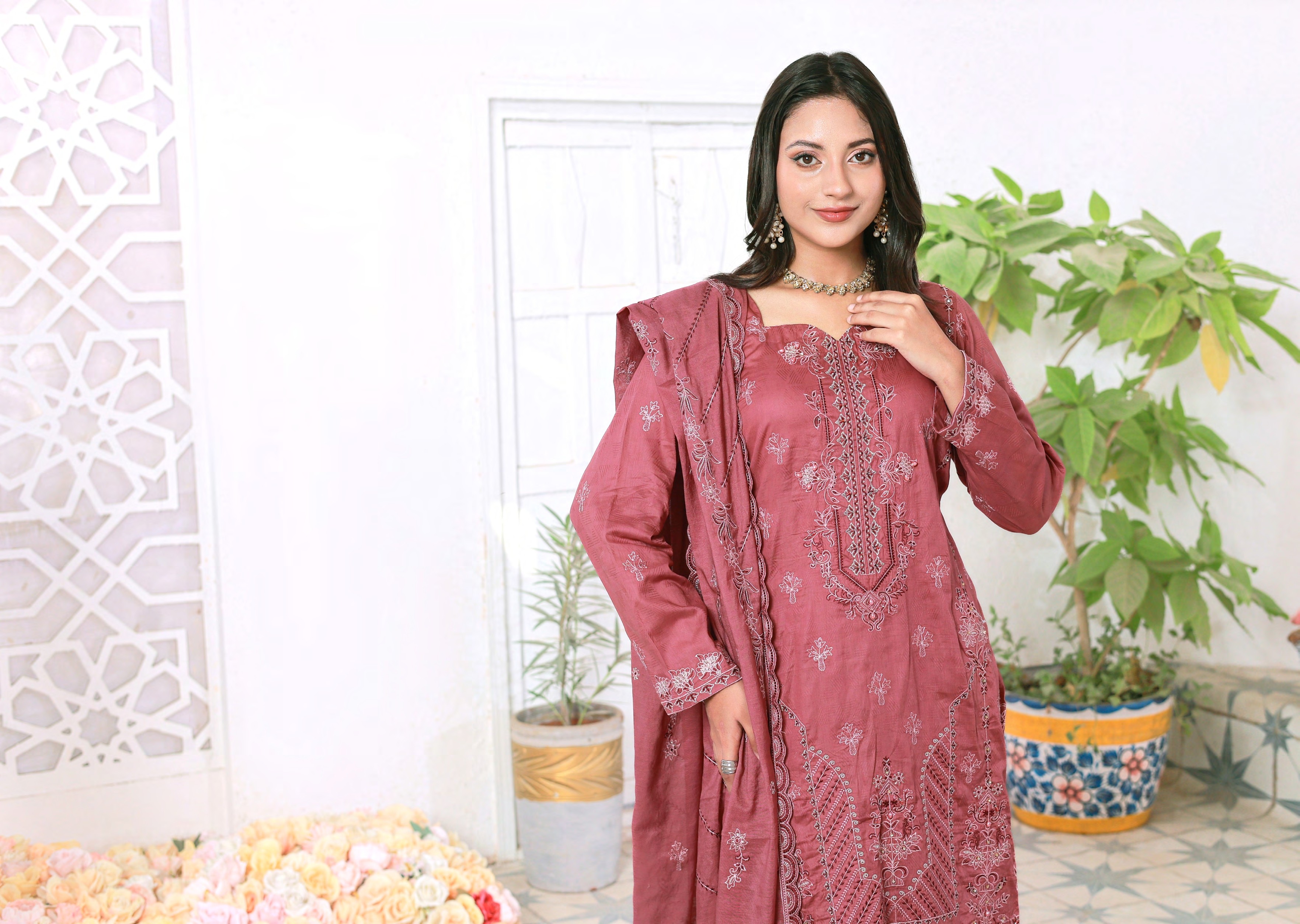 Jacquard Fancy Embroidered Collection