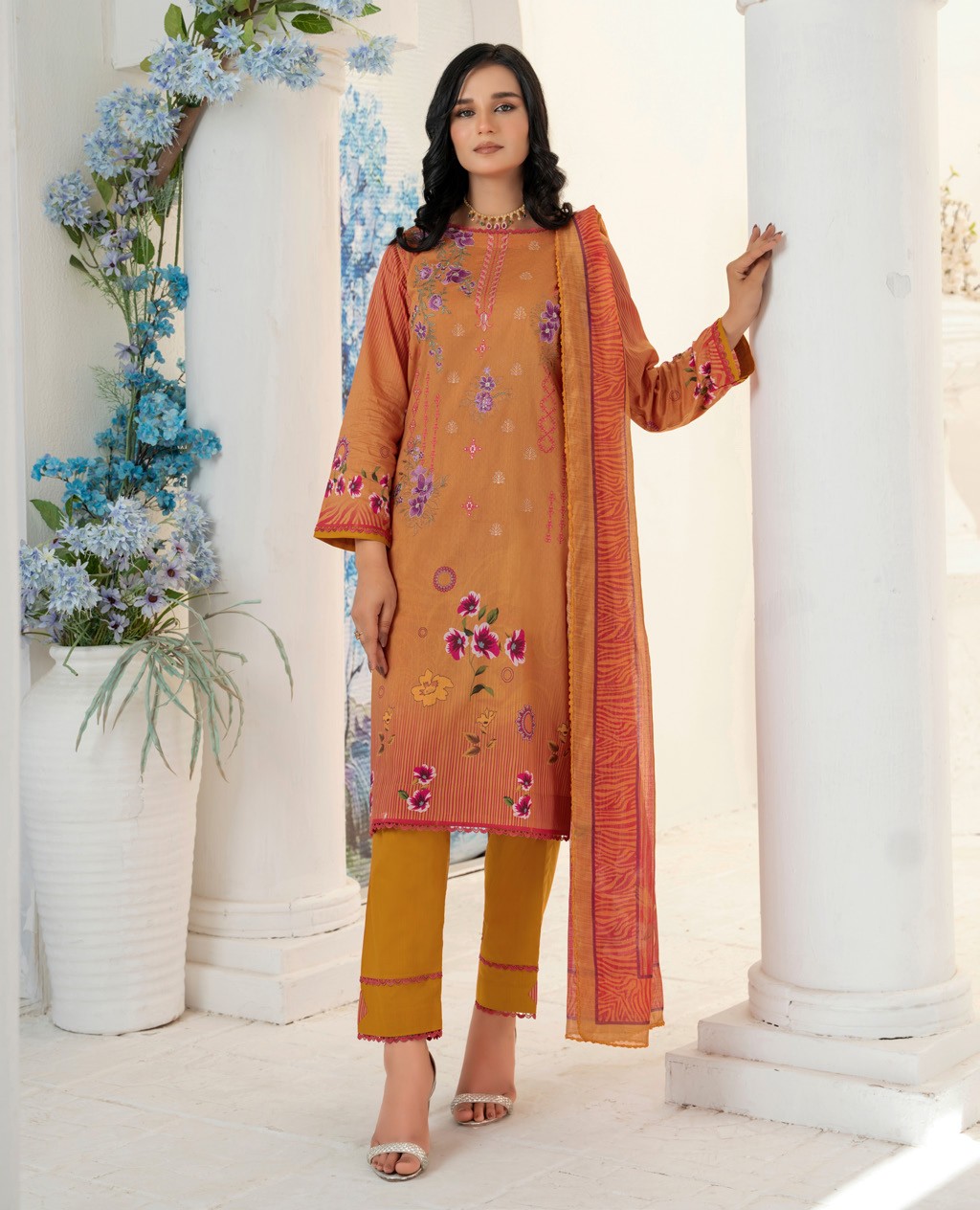 Digital Print Lawn with Fancy Duppata Collection